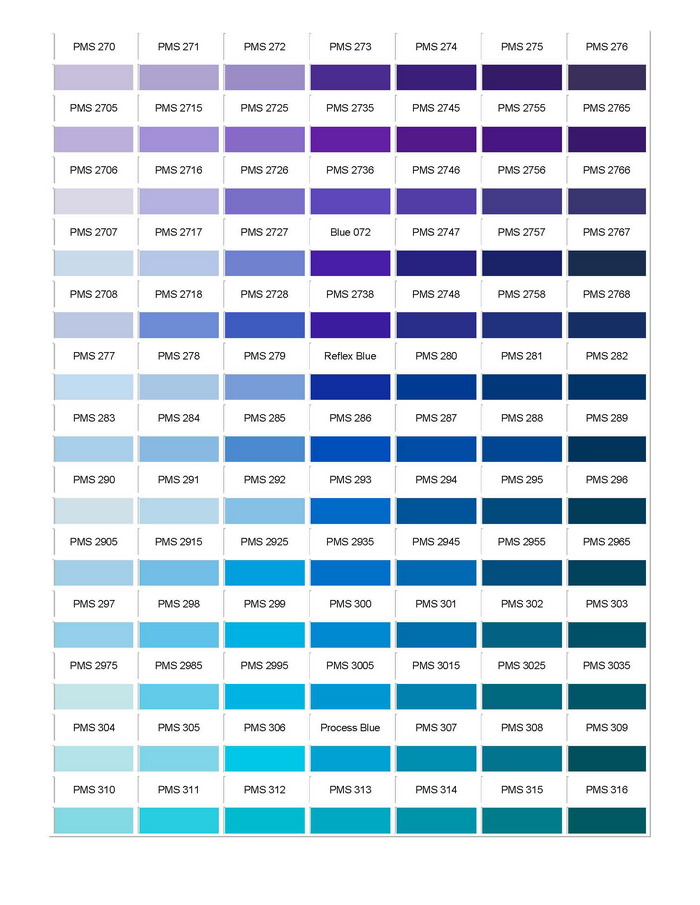 Pantone Colour Chart 04