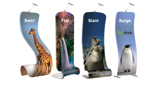 Slant Fabric Banner Stand-1