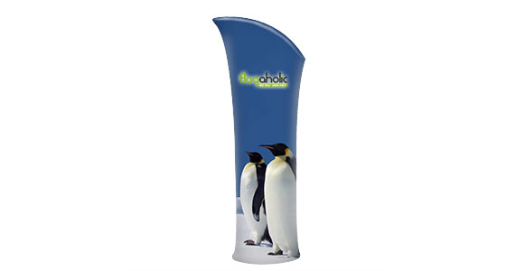 Arched Top Fabric Banner Stand