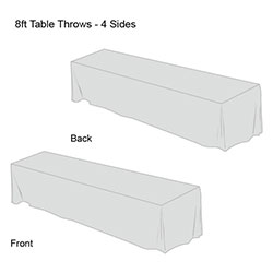 Front Logo Table Throw-8