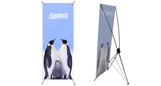 Regular X Banner Stand Tripod Banner Display Stand General